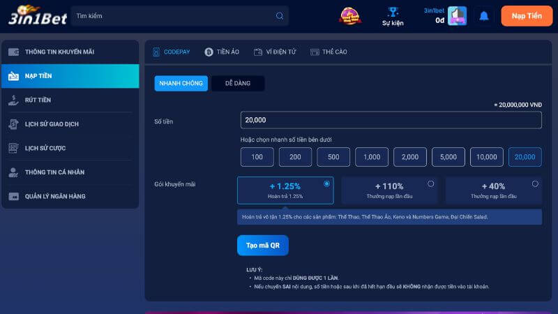 Tổng quan về nhà cái 3in1bet    